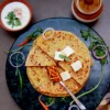 Stuffed Paratha Platter ( 1 Aloo, 1 Gobi, 1 Paneer, 1 Sattu Paratha) + 250 Ml Cold Drink